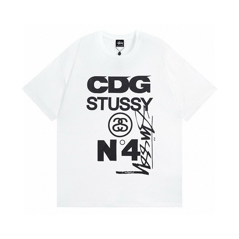 Camiseta Stussy x CDG Y6Z9WL (2COLORES)