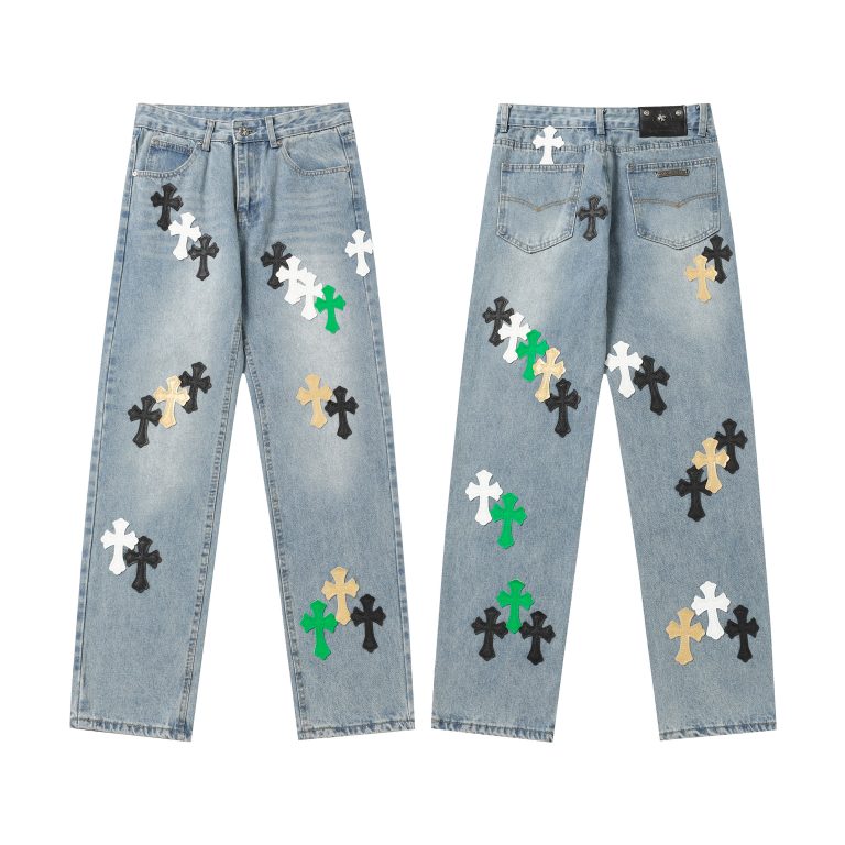 Jean Chrome Hearts K9P4TL