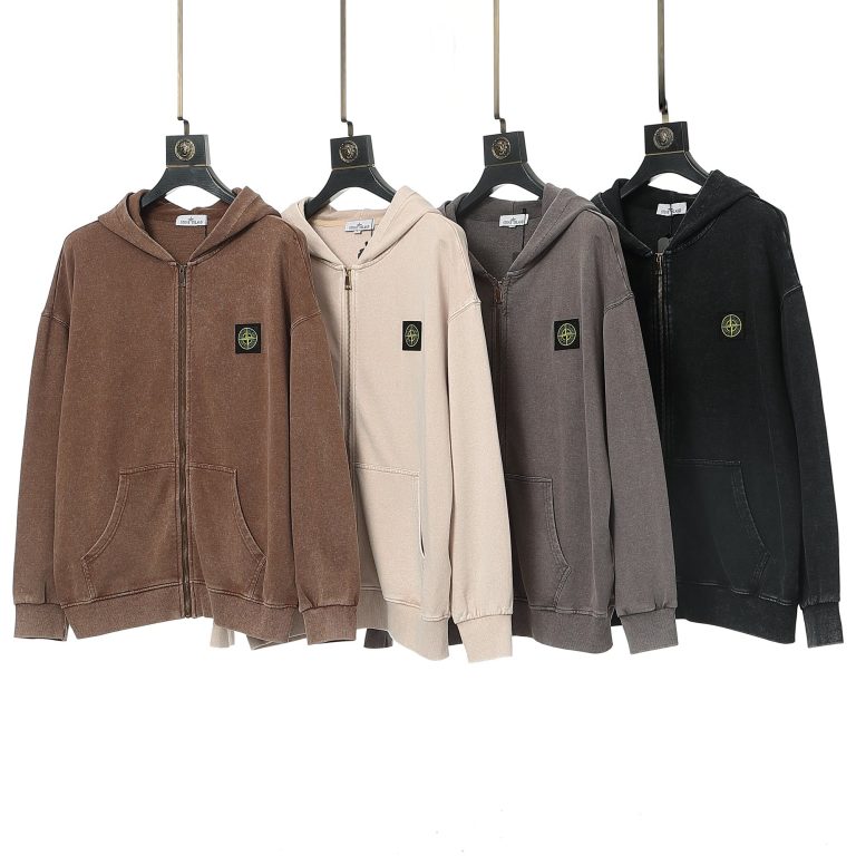Sudadera Ziper Stone Island Y1X6V5 (4COLORES)