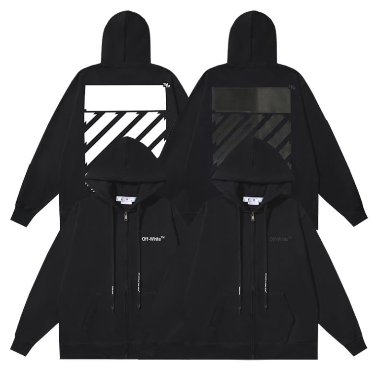 Sudadera Zipper Off-White Q2N6R4 (2COLORES)