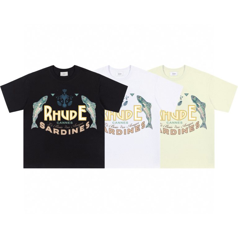 Camiseta Rhude Z2N8ZK (3COLORES)