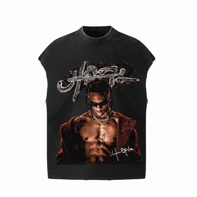 Camiseta Tirantes Travis Scott P1Q9R0