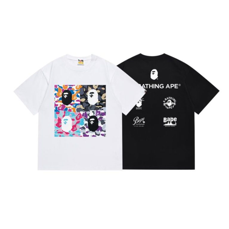 Camiseta Bape G5H7I8 (2COLORES)