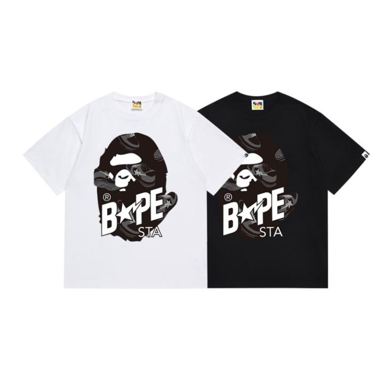 Camiseta Bape O9P2Q5 (2COLORES)