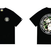 Camiseta Bape x Stussy C1D7E8 (2COLORES)