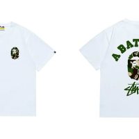 Camiseta Bape x Stussy C3D8E4 (2COLORES)