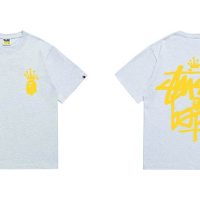 Camiseta Bape x Stussy D8E5F0 (3COLORES)