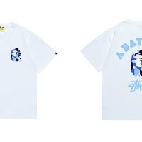 Camiseta Bape x Stussy F5G0H2 (3COLORES)