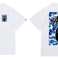 Camiseta Bape x Stussy G0H9I7 (3COLORES)