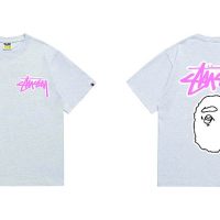 Camiseta Bape x Stussy L2M7N5 (2COLORES)