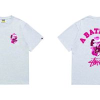 Camiseta Bape x Stussy L8M2N3 (3COLORES)