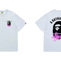 Camiseta Bape x Stussy O4P3Q9 (2COLORES)