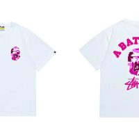 Camiseta Bape x Stussy O5P6Q1 (2COLORES)