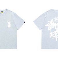 Camiseta Bape x Stussy S4T6U9 (2COLORES)