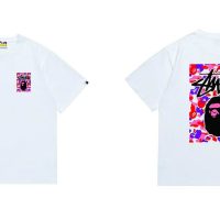 Camiseta Bape x Stussy S9T3U1 (3COLORES)