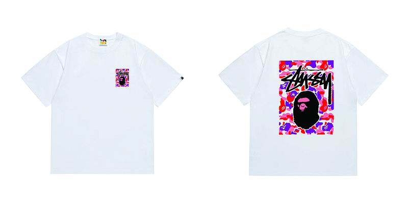 Camiseta Bape x Stussy S9T3U1 (3COLORES)