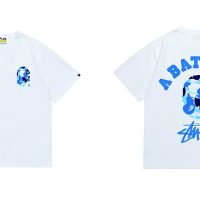 Camiseta Bape x Stussy W2X1Y8 (2COLORES)