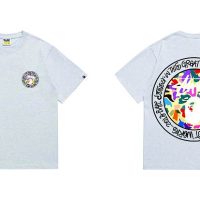 Camiseta Bape x Stussy Y0Z6A4 (2COLORES)
