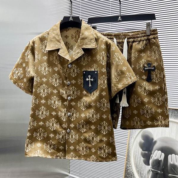 Conjunto Chandal Corto Chrome Hearts F5G0H1