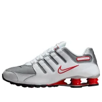 Nike Shox NZ 'White Sport Red Cool Grey'