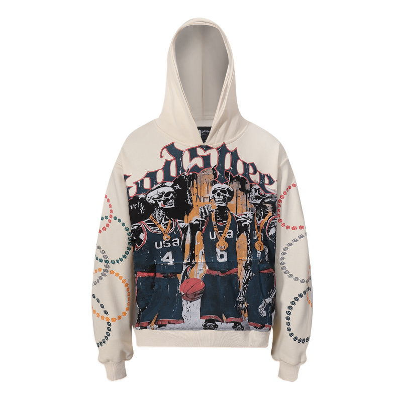 Sudadera con Capucha Saint Michael E5H2Y4 (2COLORES)