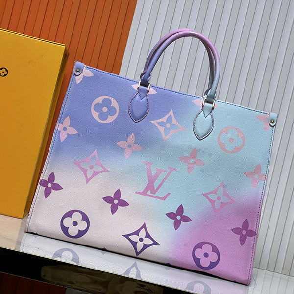 Bolso Louis Vuitton OnTheGo GM Sunrise Pastel C7V8J3