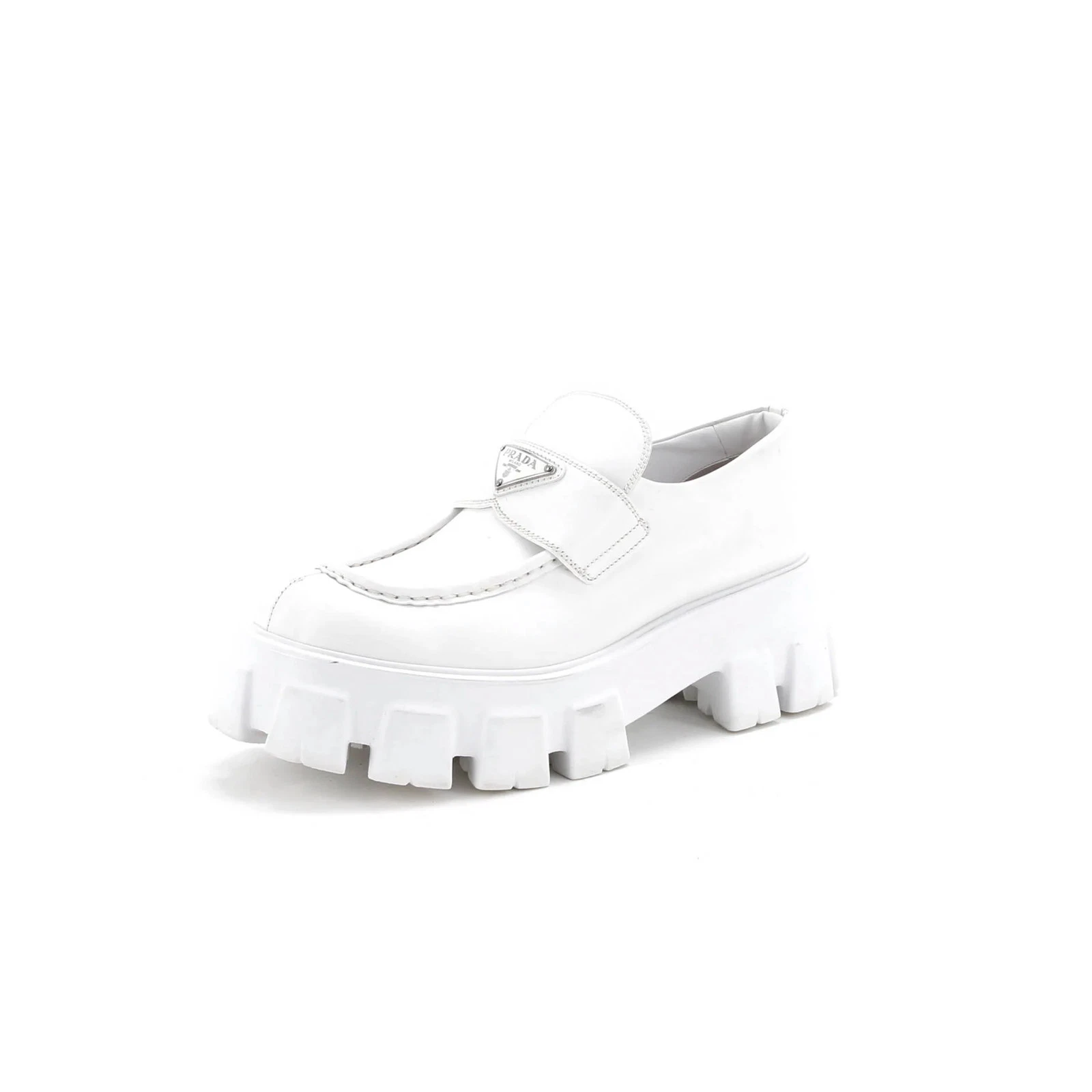 Prada Monolith Loafers Leather