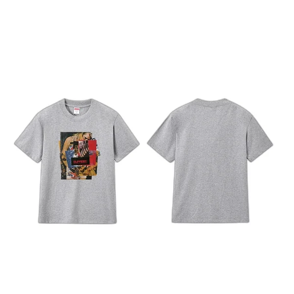 Camiseta Supreme P9Z2M8 (2COLORES)